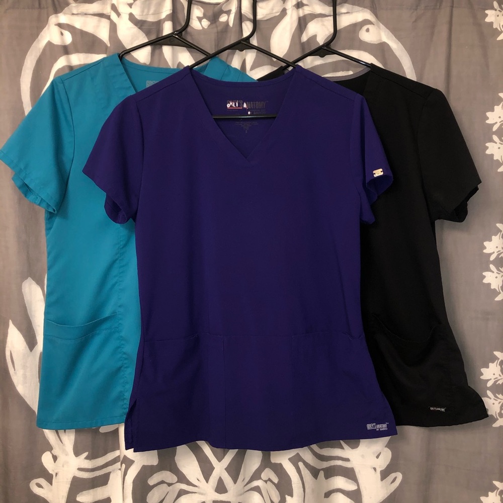 Grey’s Anatomy Scrub Top Set of 3